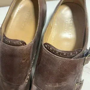Cole Haan Brown Leather Cap Toe Double Monk Strap Shoes Men Size 13 M. Cole Haan | Shoes | Cole Haan Brown Leather Cap Toe Double  main image 3